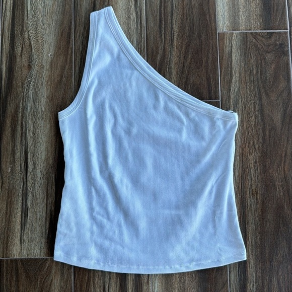 NWT Pilcro Ribbed One Shoulder Top - Picture 2 of 14